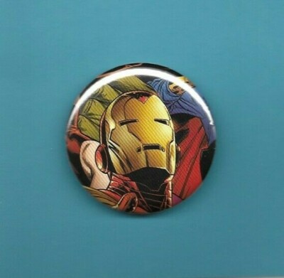 Iron Man Marvel Comics Pin Back 2'' Comic Button #7
