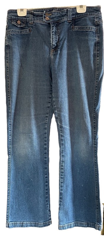 Women’s LEE Natural Bootcut Just Below The Waist Jeans Sz 14 Long