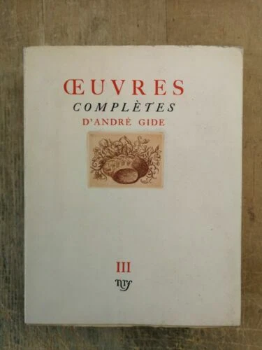 Livres anciens et de collection en couverture souple André Gide, en français