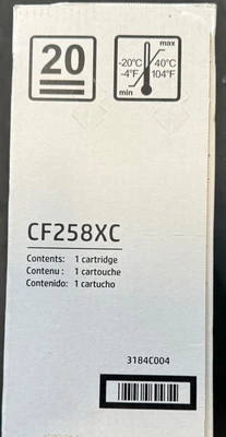 NEW HP 58X CF258X High Yield Black Toner | Grelly USA