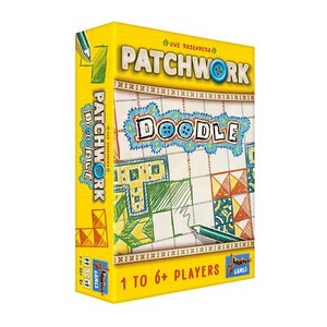 Patchwork Doodle Family Board Game By Lookout Games