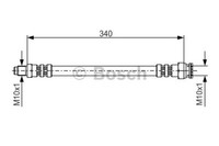 1 987 476 393 Bosch Bremsschlauch FüR MERCEDES-BENZ
