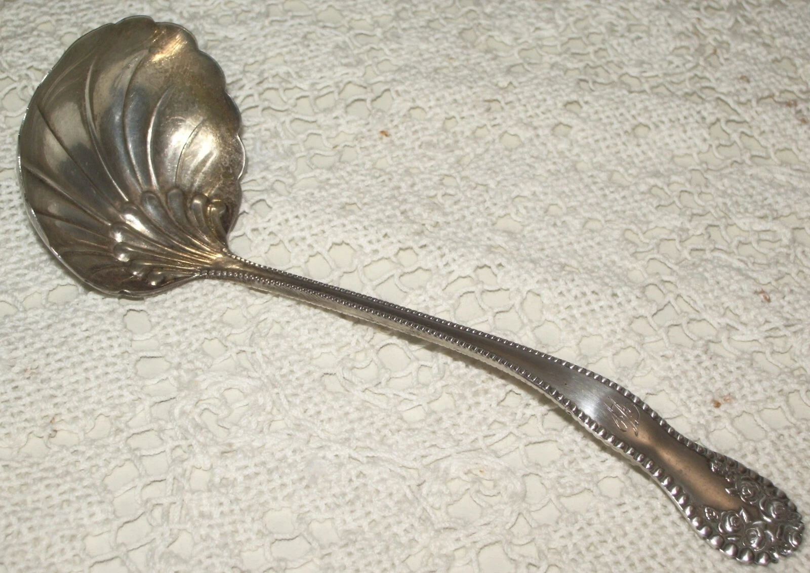 Vintage Sterling Lancaster Rose pattern by Gorham Sauce ladle circa 1897