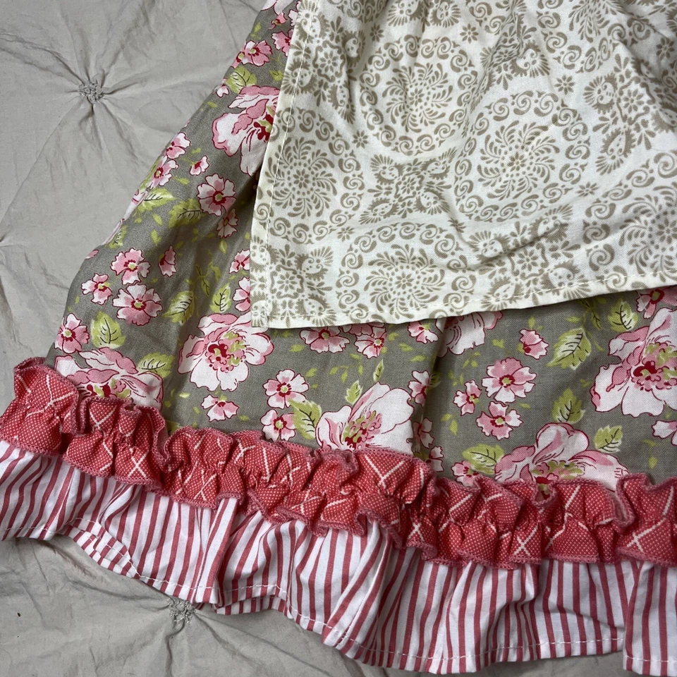 Vestido Delantal Persnickety Talla 12-18 Meses Patrón Mixto Foto 3 de 4