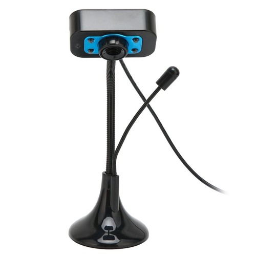 Web Camera High Definition Manual Focus USB Streaming Webcam with LED FillLight - Afbeelding 3 van 12