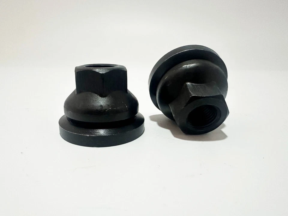 32 Black Oxide 9/16-18 Dually Wheels Lug Nuts For 1994-2011 Dodge Ram 2500 3500 - Image 2 of 4