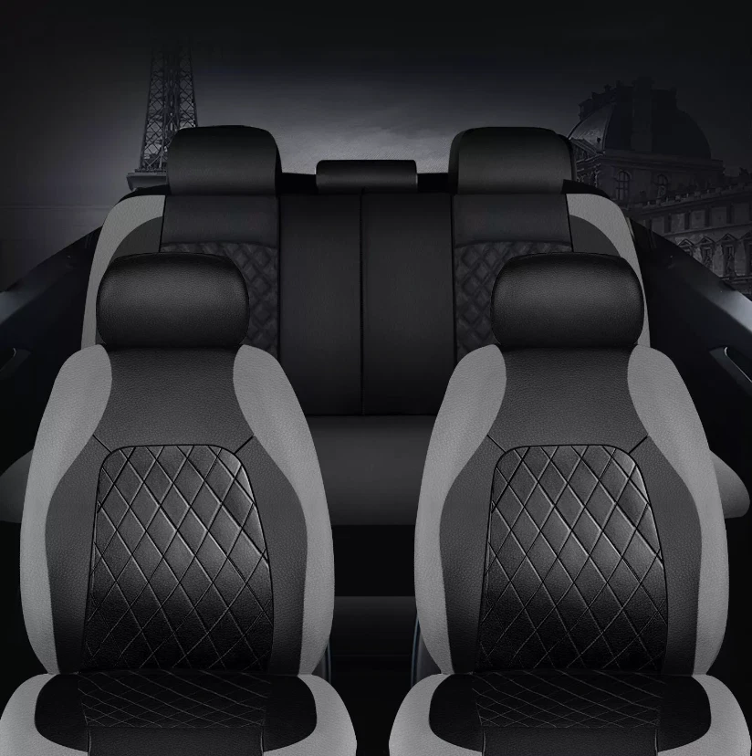 Faux Leather Full Set Car 5 Seat Covers for Infiniti fx35 fx45 m35 g35 ex35 g37 - Image 4 of 4