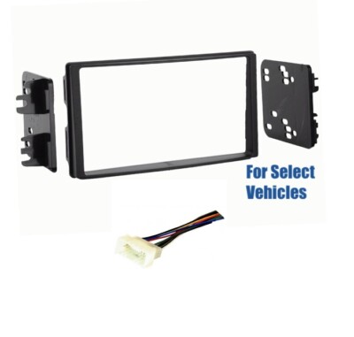 Double Din Car Stereo Radio Install Dash Wire Kit Combo for 2007-2008 ...