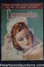 Cosmopolitan Jun 1941 Bradshaw Crandell Cover, Coca-Cola ad
