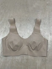 KNIX  Luxelift Pullover Wireless Seamless Bra Sz XS Beige Removable Pads