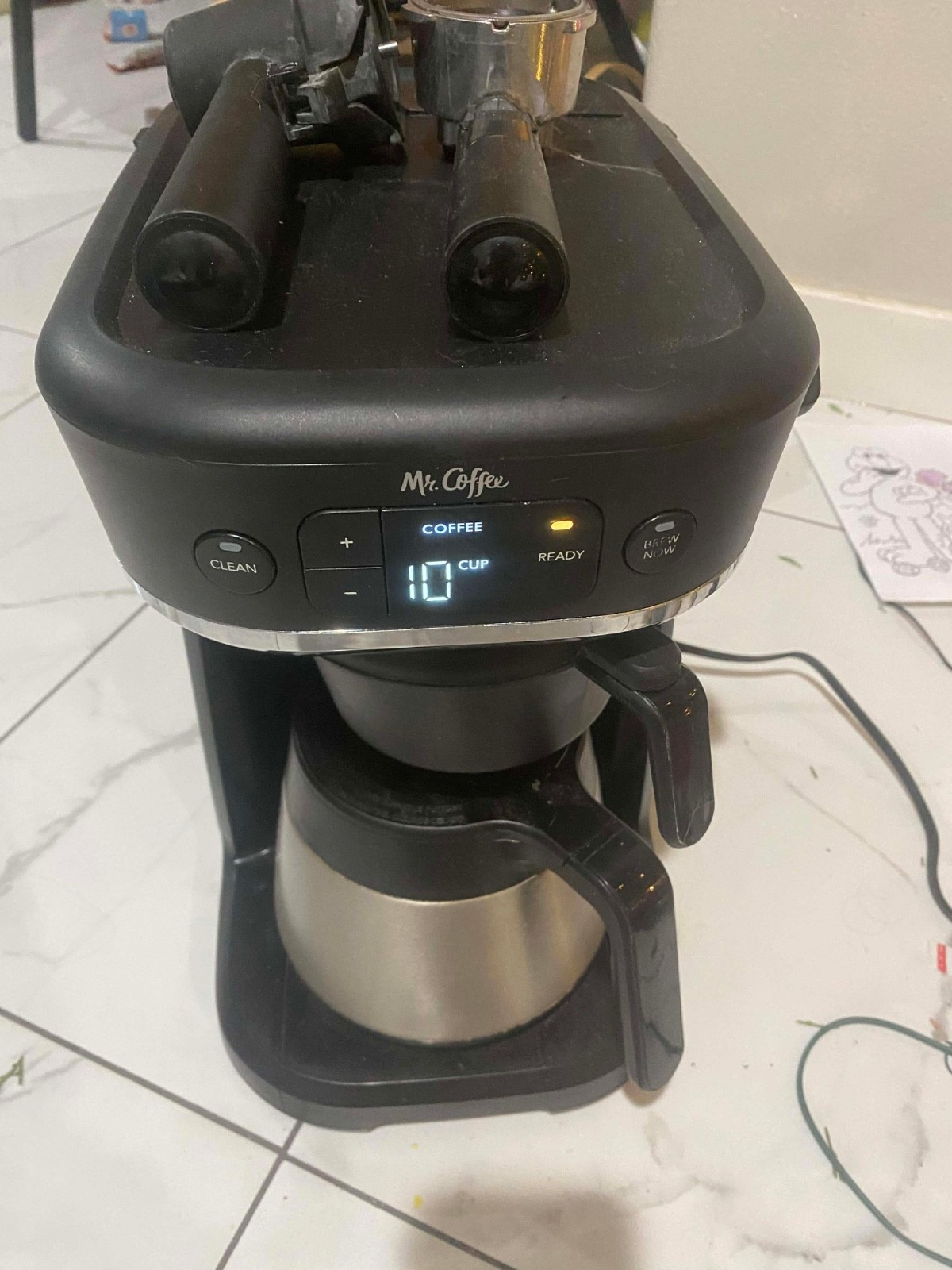 Mr. Coffee All-in-One 10-Cup Thermal Carafe Coffee Maker
