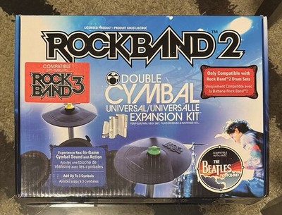 Rock Band 2/3 Harmonix Universal Double Cymbal Expansion Kit Brand New