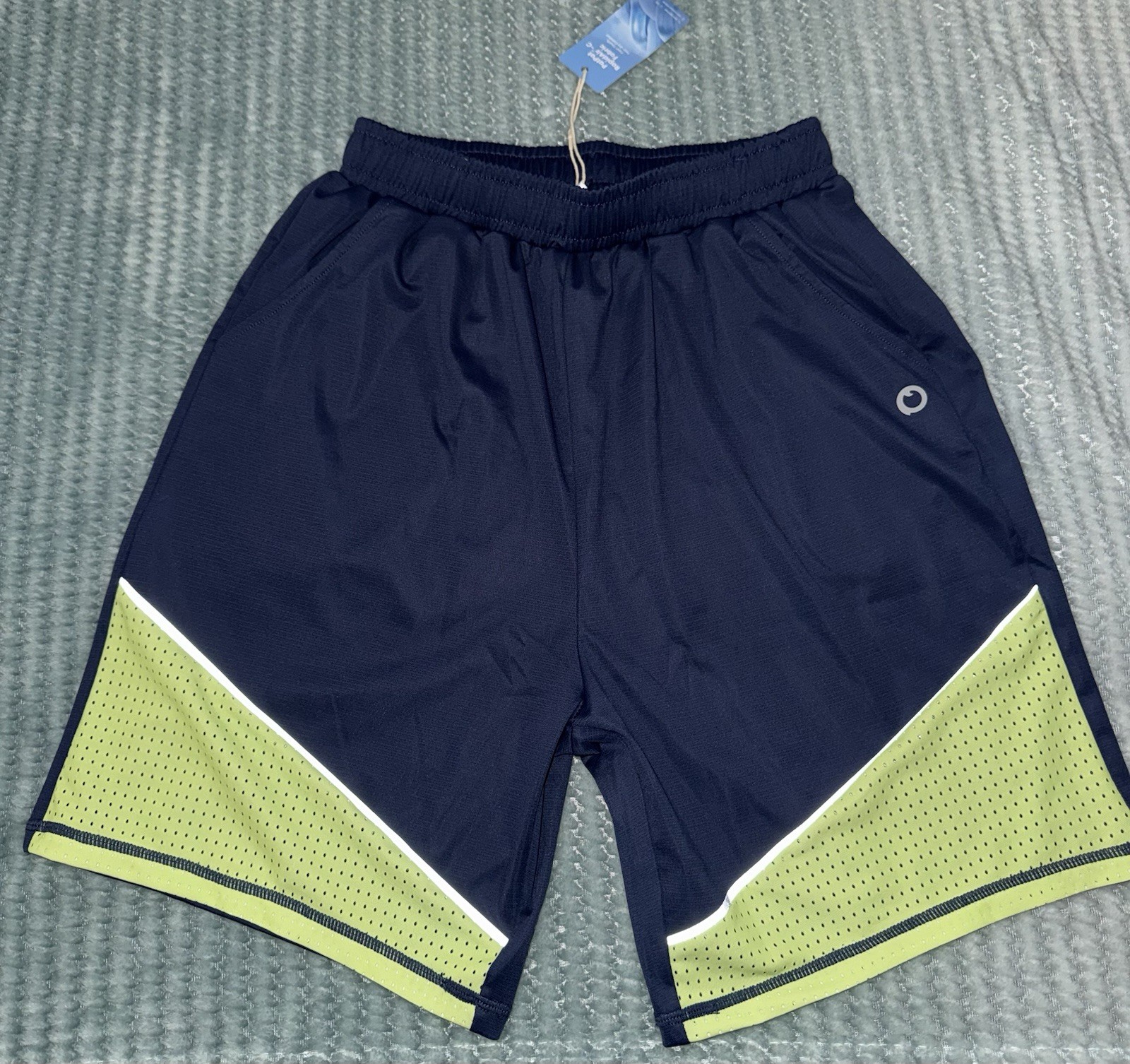 Pat pat Athletic Shorts NWT Youth Medium. Blue & green New With Tags