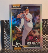 2026 topps series 1 rookie holofoil jack perkins #206 athletics