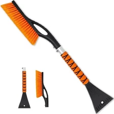 Snow Brush & Ice Scraper, 27 Inch, Ice Scrapers for Car Windshield, Detachable S