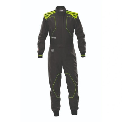 OMP Racing KS-4 Karting Karting Suit [KA0-1735-A01] black yellow - size L