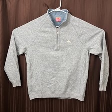 Tommy Bahama Reversible 1/4 Zip Long Sleeve Men's Relax Pullover Medium M