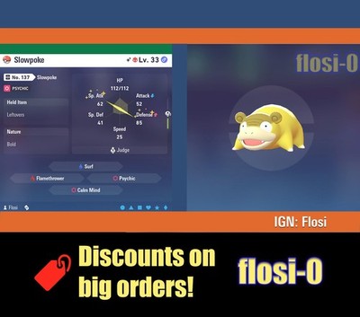 6IV Shiny Slowpoke Galarian Pokemon Legends ZA (Legends Z-A) | eBay