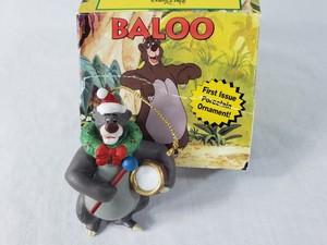 Vintage Disney Baloo Porcelain Ornament Grolier First Issue 96' The Jungle Book