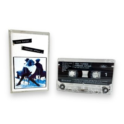 Tina Turner Foreign Affair Cassette Tape 1989 Capitol Records TC-ESTU 2103