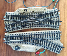 Märklin H0 M Gleis elek. Kreuzungsweiche + Weiche s. Text & Fotos