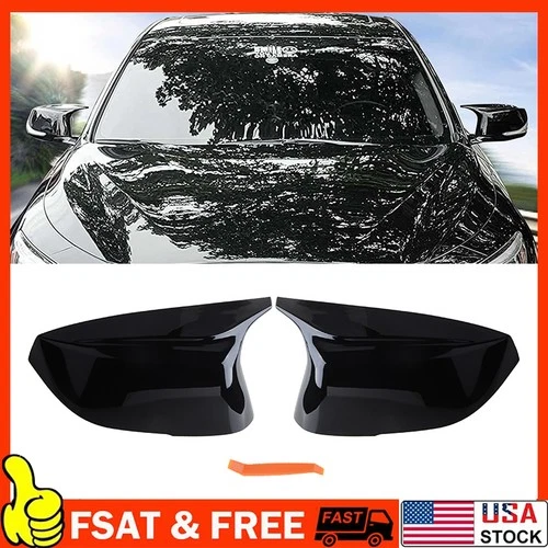 Gloss Black for Infiniti Q50 Q60 Q70 2015-2021 M Style Side Mirror Cover Cap