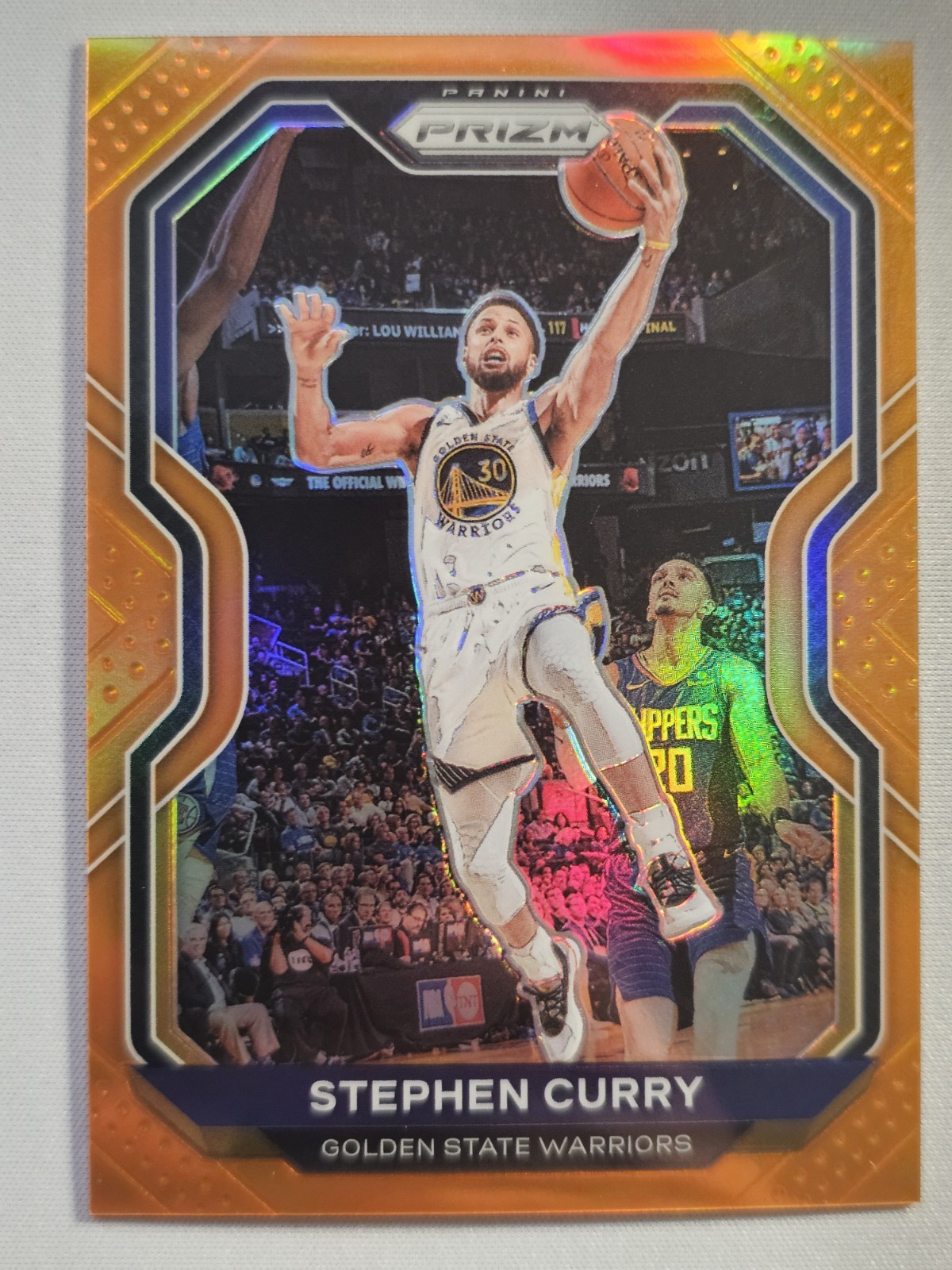 2020-21 Panini Prizm Basketball STEPHEN CURRY #159 Orange Prizm /49