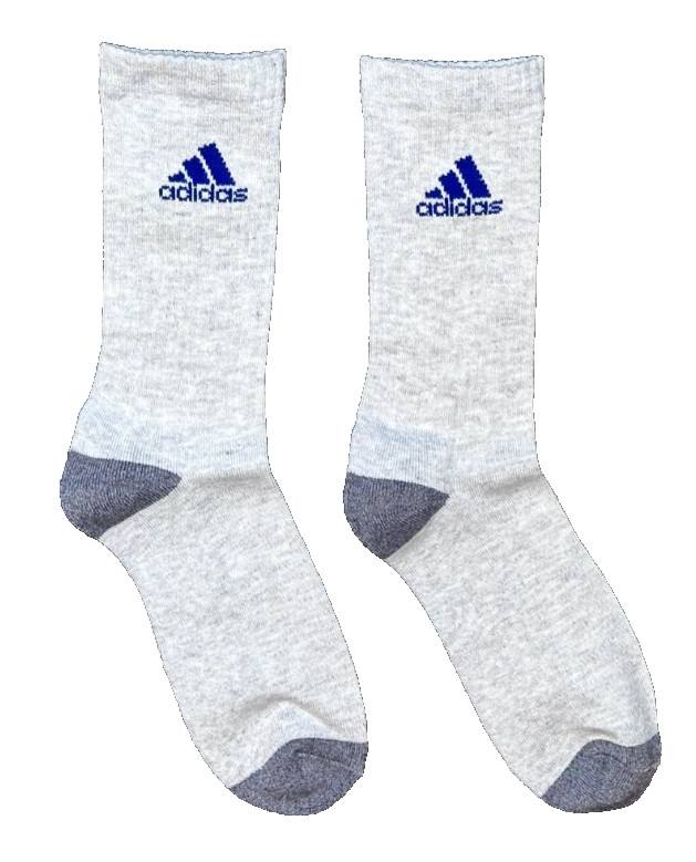 Односпальные носки Adidas Aero-ready с логотипом Heather-Blue Crew Размер Мужские 6-12 1990₽