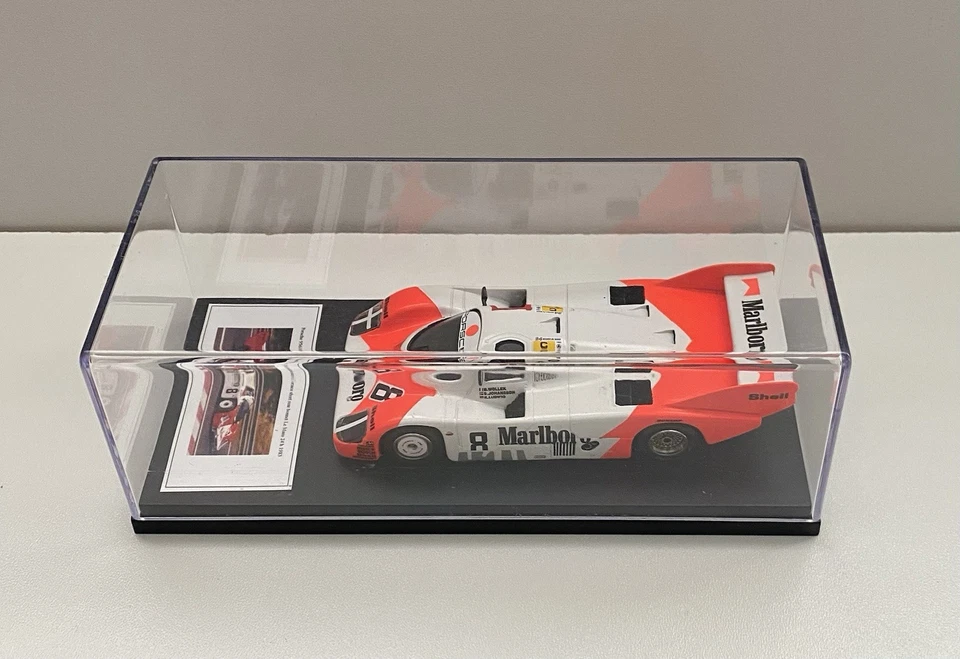Porsche 956 Marlboro 6th Le Mans 1983 end of race short tail Spark box 1/43 - Photo 2/4