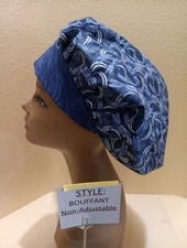 Dragonfly Dance Women's Bouffant Surgical Scrub Hat/Cap Handmade