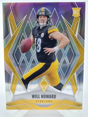 Will Howard 2025 Panini Phoenix Rookie Silver #165 Pittsburgh Steelers RC