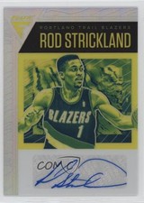2020-21 Panini Flux Signatures Silver Prizm Rod Strickland #FLS-ROD Auto 7xr