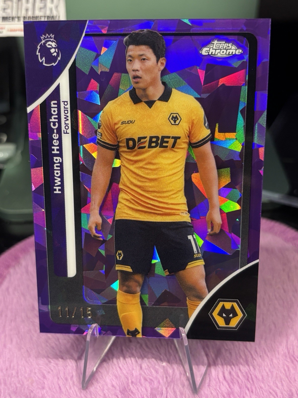 2025-26 Topps Chrome Premier League - Hwang Hee-chan #196 Purple Sapphire /15