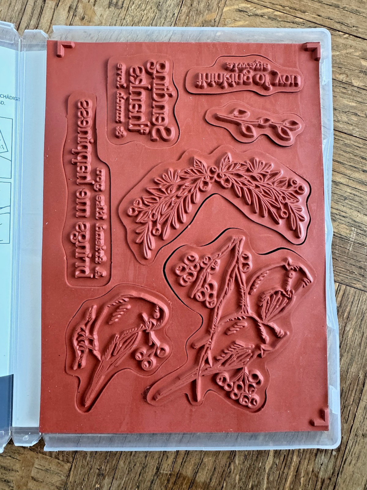 Stampin Up Winterly Tree Tops Stamp and Dies Set