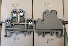 Lote de 90 bloque de terminales C3 Controles WTB2-W4DD8 gris doble nivel 6 mm 35 amperios