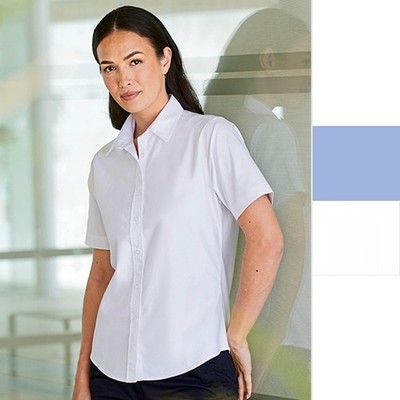 Henbury Ladies' Classic Short Sleeved Oxford Shirt H516 Damen Bluse NEU