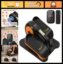 Compact Under Desk Elliptical Machine - Electric Leg Exerciser with Remote, 12 S