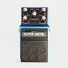 Maxon SM-01 Super Metal Ditortion Vintage Guitar Pedal Electric Guitar