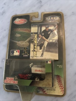 Tim Salmon Fleer White Rose Collectible Anaheim Angels Sealed With Card + Truck