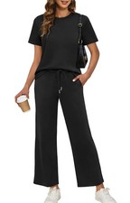 Lounge Sets for Women Casual Summer Piece Travel Outfits Spring Loungewear Sh...