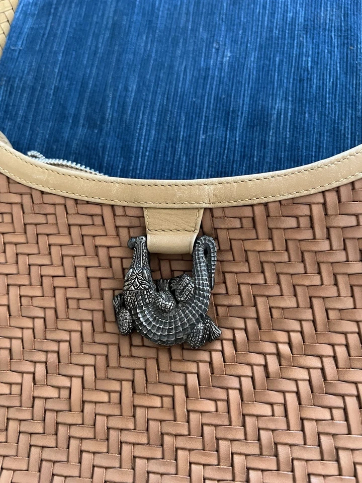 **COMO NUEVO** Bolso de hombro Barry Kieselstein-Cord de cuero trenzado Foto 2 de 4