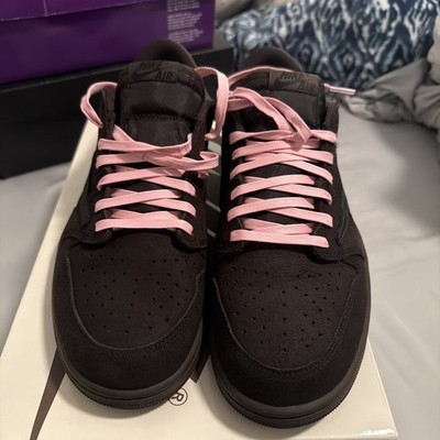Nike Air Jordan 1 Low Travis Scott Velvet Brown Mocha Size 12