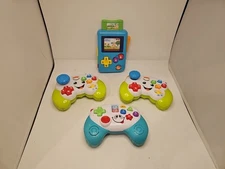 fisher price video game controller baby toy lot all working puppy's adventure