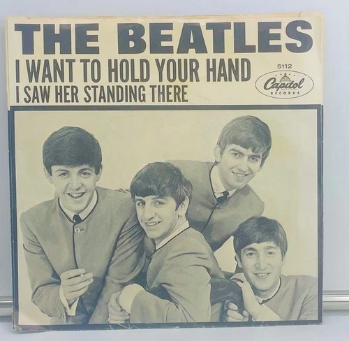 Beatles 45 Picture Sleeve “I Want To Hold Your Hand/I Saw Her Standing There”