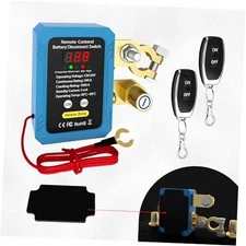  240A Remote Battery Disconnect Switch with 240A with LED Voltage Display