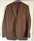 G.A SHEPHERD ENGLISH TWEED SHOOTING JACKET BESPOKE SMALL 34" CHEST
