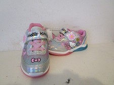 Sanrio Hello Kitty Toddler Girls Light Up Hook Loop Sneakers Multicolor Size 7