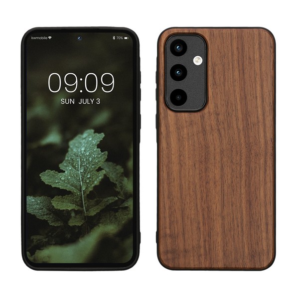 Holz SchutzhüLle FüR Samsung Galaxy A35 Hardcase Tpu Bumper Holz HüLle-image