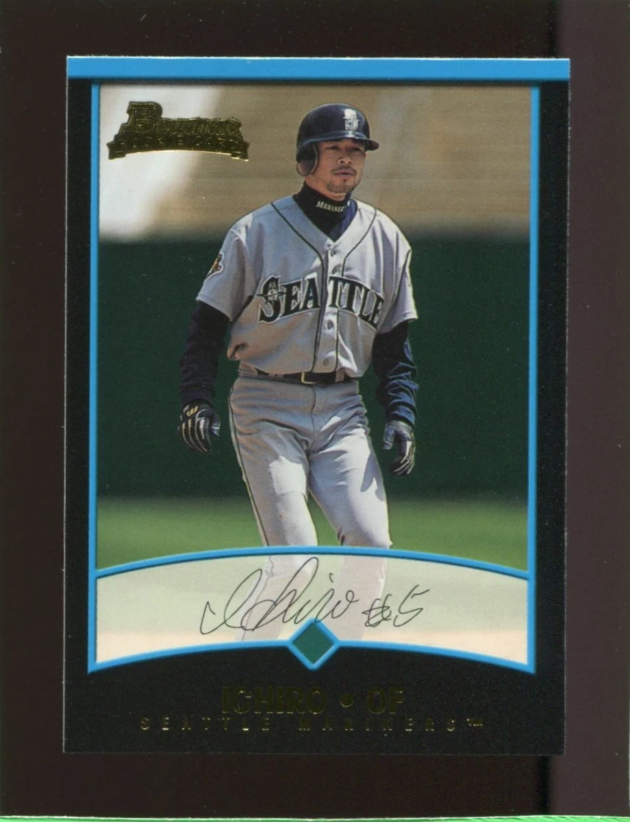 【PSA9】イチロー 2001 Bowman Draft ルーキーカード 黒枠 Bowman Ichiro Suzuki Rookie Baseball Sports Trading Cards