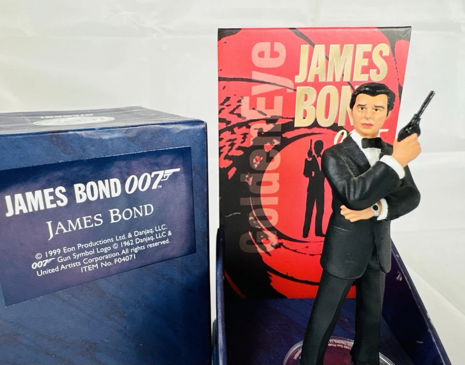 JAMES BOND CORGI ICON PIERCE BROSNAN 007 1ST EDITION BLACK TUXEDO F04071 - Image 4 of 4
